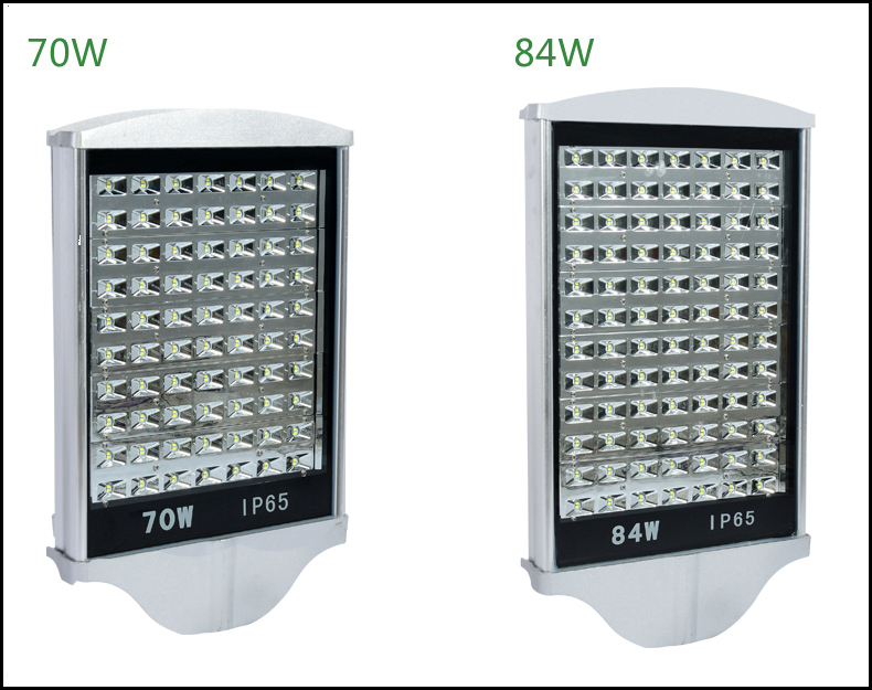 70W和84W平板路灯正面